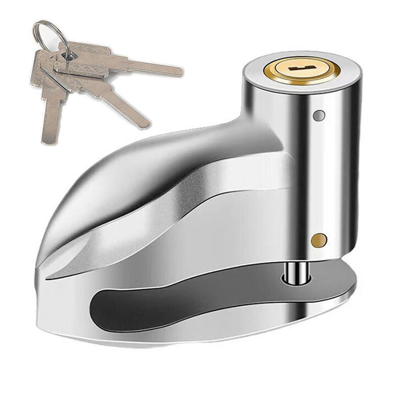 Katanac za disk kočnice – univerzalni za planinske bicikle, motocikle i električne bicikle, cinkova legura, 298 g, Proizvod broj 150, Modern minimalist stil