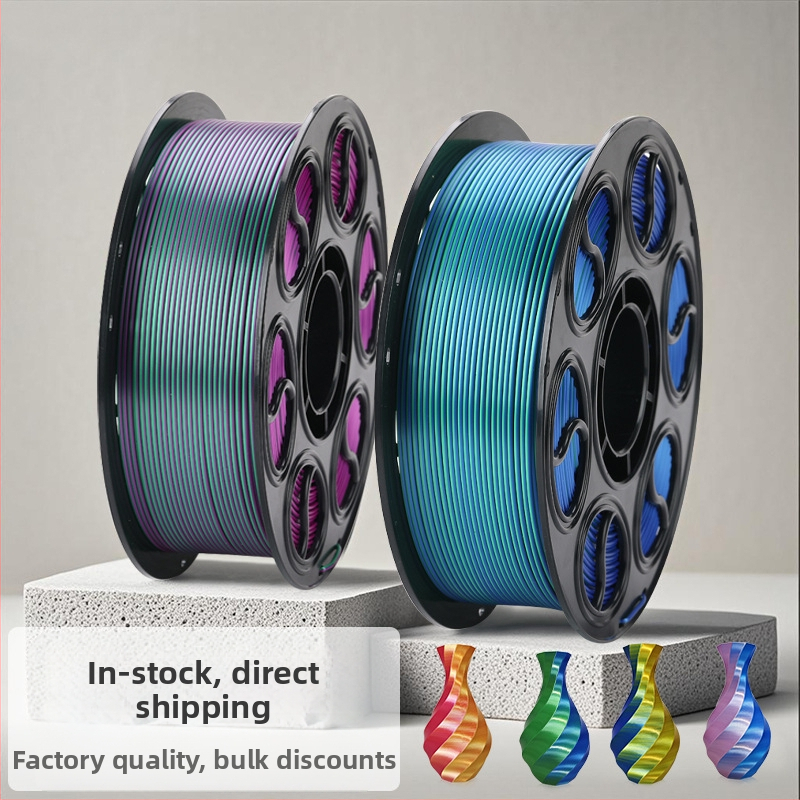 PLA Silk filament pre 3D tlač — kruhový prierez, dĺžka 330 m, hustota 1.26 g/cm3