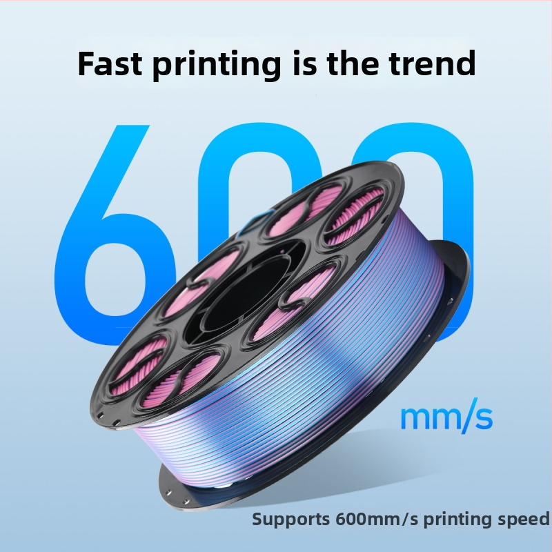 PLA Silk filament pre 3D tlač — kruhový prierez, dĺžka 330 m, hustota 1.26 g/cm3