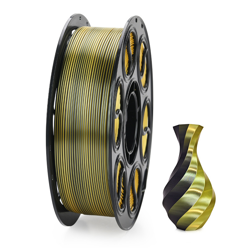 PLA Silk 3D nyomtató filament — kör keresztmetszet, hossz 330 m, sűrűség 1.26 g/cm3