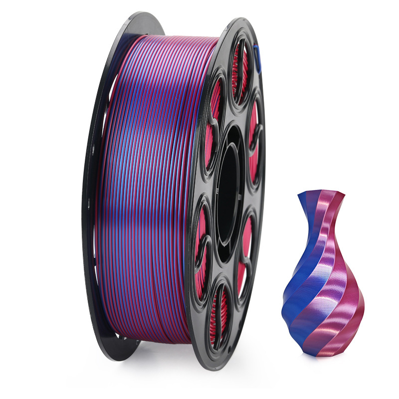 PLA Silk 3D nyomtató filament — kör keresztmetszet, hossz 330 m, sűrűség 1.26 g/cm3