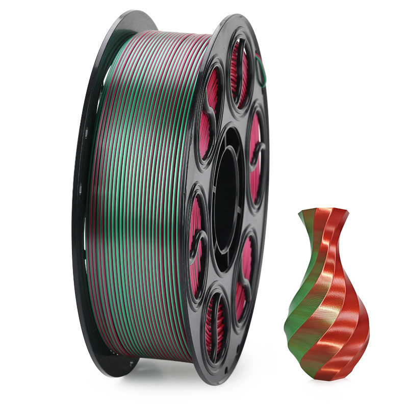 PLA Silk 3D nyomtató filament — kör keresztmetszet, hossz 330 m, sűrűség 1.26 g/cm3