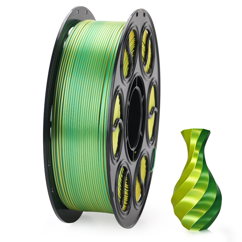 PLA Silk 3D nyomtató filament — kör keresztmetszet, hossz 330 m, sűrűség 1.26 g/cm3