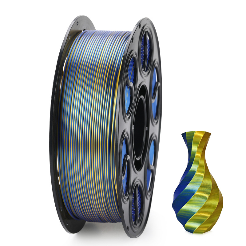 PLA Silk 3D nyomtató filament — kör keresztmetszet, hossz 330 m, sűrűség 1.26 g/cm3