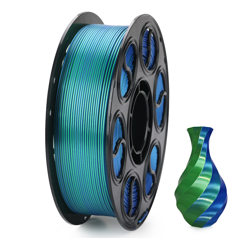 PLA Silk 3D nyomtató filament — kör keresztmetszet, hossz 330 m, sűrűség 1.26 g/cm3