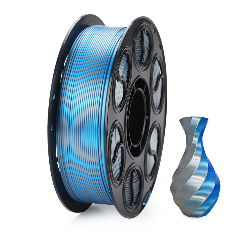 PLA Silk 3D nyomtató filament — kör keresztmetszet, hossz 330 m, sűrűség 1.26 g/cm3