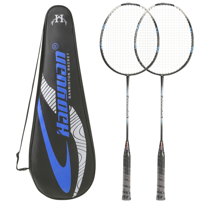 Set badminton reketa, 2 komada – ultralakana aluminijska legura, dvodijelni dizajn, težina 95–100 g, debljina ručke G3