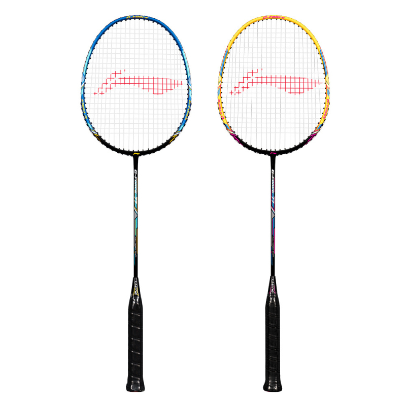 Li-Ning GF77 izuzetno lagana badminton raketa, profesionalne razine dvostruka raketa, izdržljiva 695-22