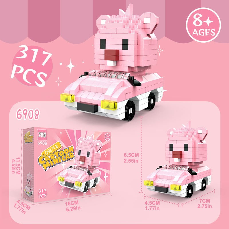 Σετ Lego-compatible μπλοκς με θέμα βάτραχος, ABS πλαστικό, 400–800 τεμάχια, 0,5 kg, DIY συμβατό