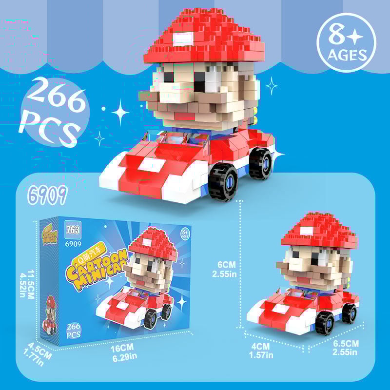 Σετ Lego-compatible μπλοκς με θέμα βάτραχος, ABS πλαστικό, 400–800 τεμάχια, 0,5 kg, DIY συμβατό