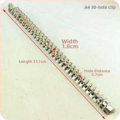 Meiyu Ručný zápisník – Kovový kruhový klip na viazanie, Typ 0, Model 088, Hromadné balenie