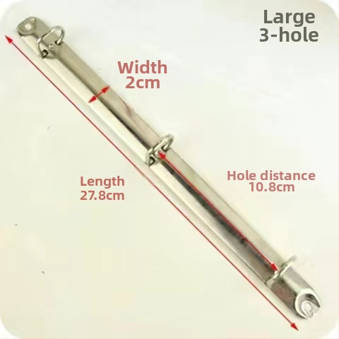 Meiyu Ručný zápisník – Kovový kruhový klip na viazanie, Typ 0, Model 088, Hromadné balenie