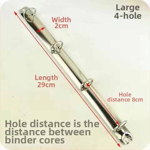Meiyu Ručný zápisník – Kovový kruhový klip na viazanie, Typ 0, Model 088, Hromadné balenie