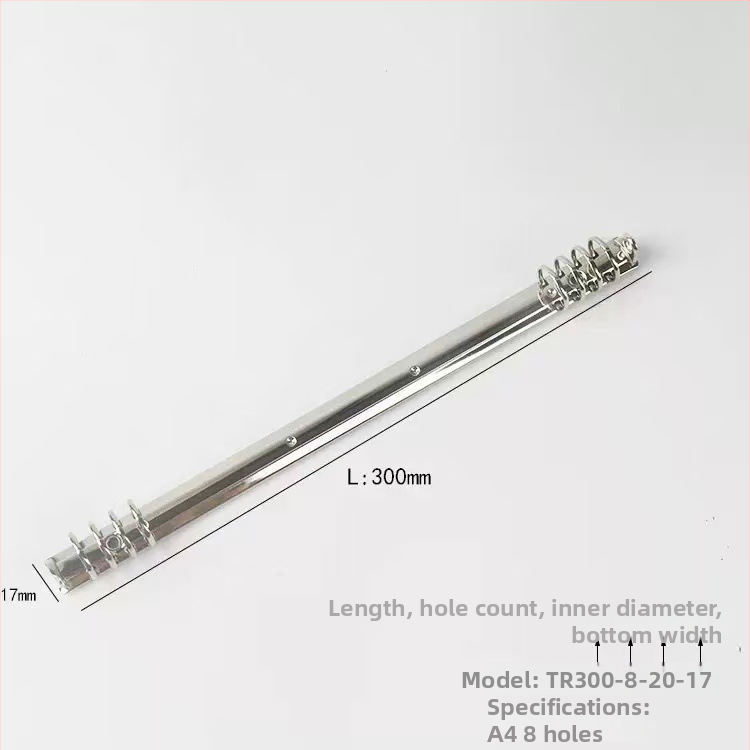 Meiyu Ručný zápisník – Kovový kruhový klip na viazanie, Typ 0, Model 088, Hromadné balenie