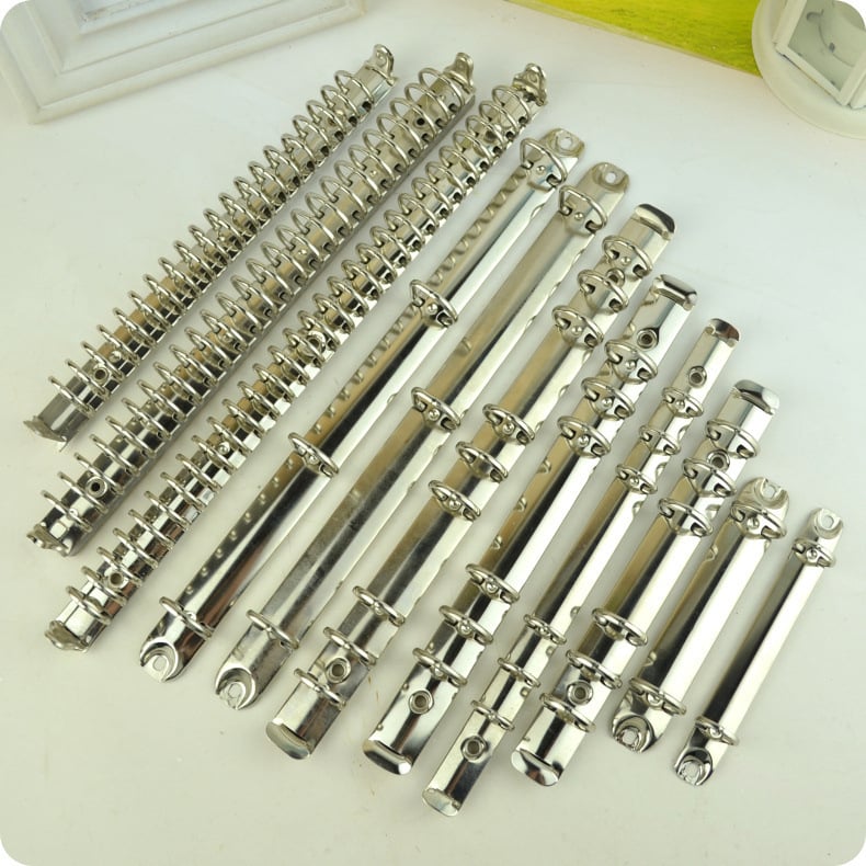 Meiyu Ručný zápisník – Kovový kruhový klip na viazanie, Typ 0, Model 088, Hromadné balenie