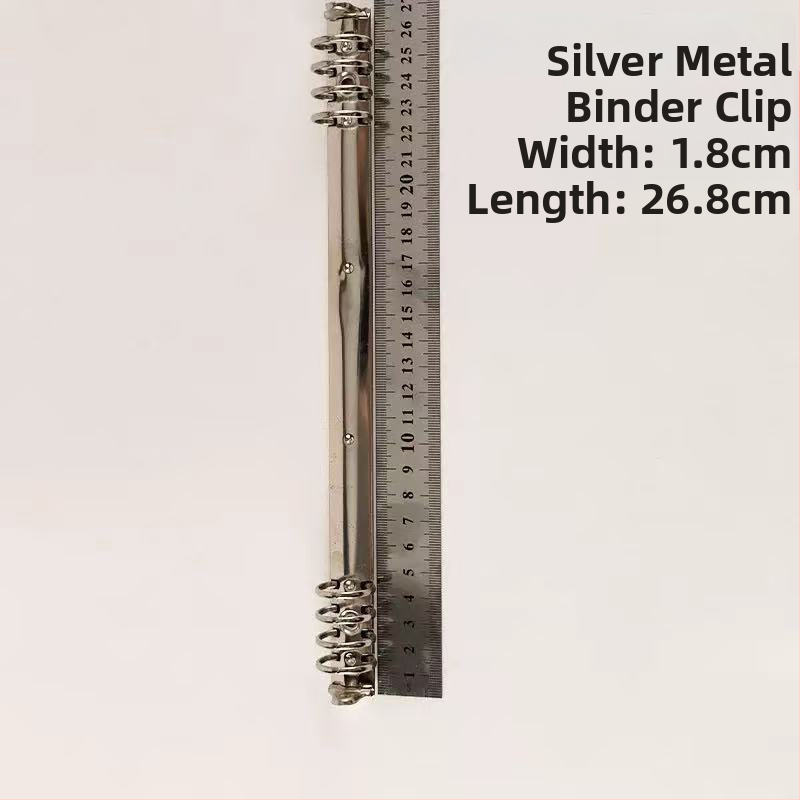 Meiyu Ručný zápisník – Kovový kruhový klip na viazanie, Typ 0, Model 088, Hromadné balenie