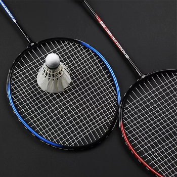 DHS badminton raketa s okvirom od ferroalij, vlaknaste silk užice, bez logotipa