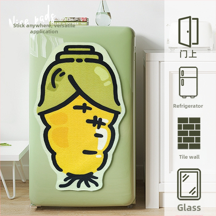 3D επιφάνεια γρατζουνίσματος για γάτες με σχέδιο τοίχου καλαμπόκι-καρότο, ανθεκτικό στη φθορά, χωρίς αποκόλληση ινών, πολυεστερικές ίνες, συσκευασία 100 τεμάχια, γλυκό στυλ