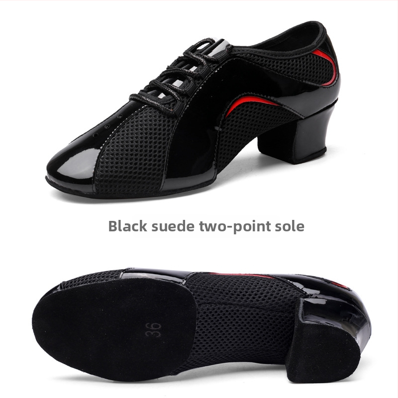 Plesne cipele s mrežastim gornjim dijelom, gumom potplatom, standardna debljina, za odrasle, unisex