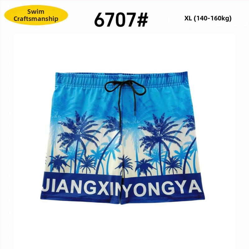 Muške kupaće hlače – Poliester-Spandex 88%, 220 g, podstava poliester, uzorak otiska, stil: bokserice/briefsi