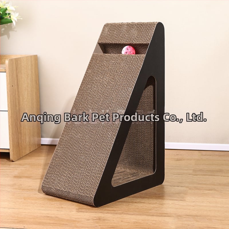Σανίδα γρατσουνίσματος γάτας - κάθετη, ανθεκτική στη φθορά, χωρίς ψίχουλα, από κυματοειδές χαρτί, μάρκα Anqing buck pets, 2 τεμάχια, απλό στυλ
