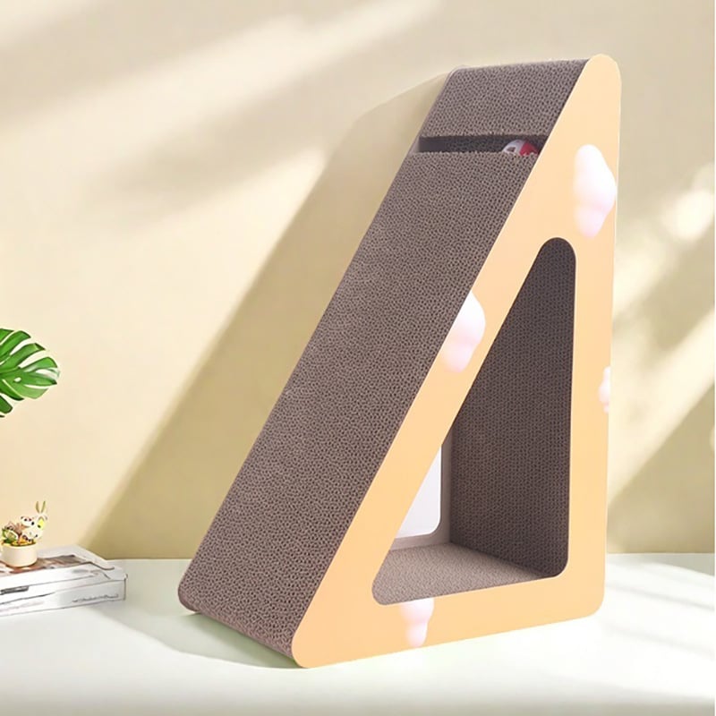 Σανίδα γρατσουνίσματος γάτας - κάθετη, ανθεκτική στη φθορά, χωρίς ψίχουλα, από κυματοειδές χαρτί, μάρκα Anqing buck pets, 2 τεμάχια, απλό στυλ