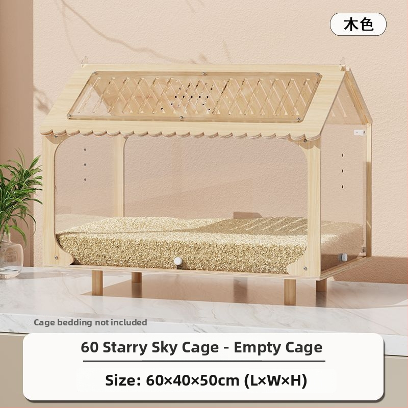 Kavez za hamstere – oblik sira, minimalistički stil, vrata koja se otvaraju izvana, za vanjsku uporabu
