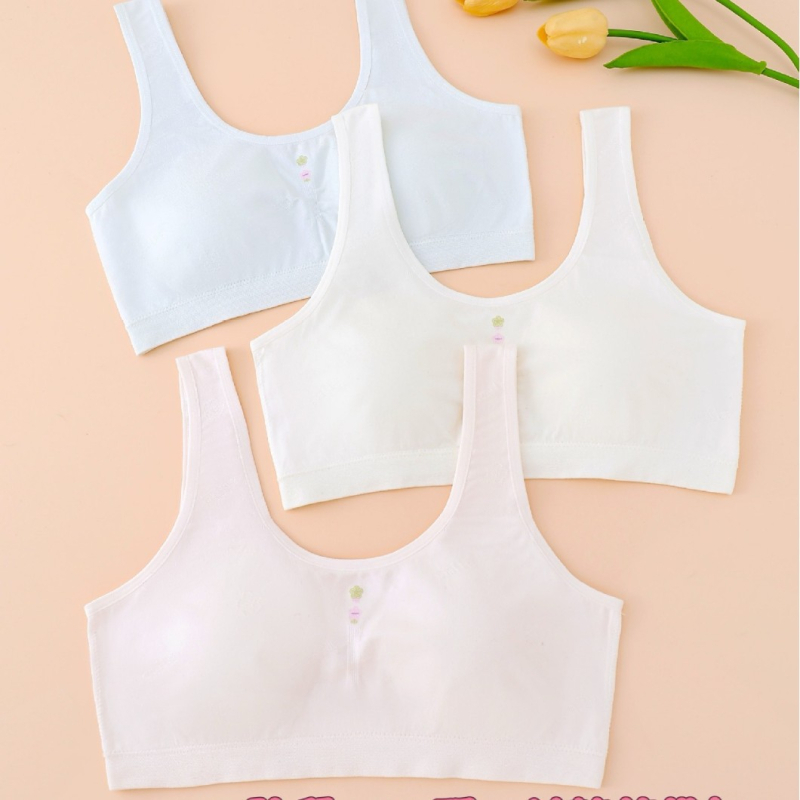 Modal donje rublje za adolescentice, grudnjak s 3/4 košarom, tanak oblikovani čašica od najlona, podstava Modal, fiksne kaiševe, prozračan i udoban