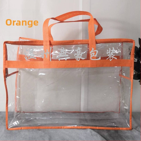 Dianhao štvorcenný priehľadný vreciek so zipsom na skladovanie, vhodný pre darčekové balenie, PVC materiál, vodotesné a proti plesniam