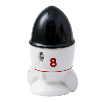 Set ceramic pentru hamster – seria spaceman cu bol pentru mâncare, dozator de apă, cadă și cuib adăpost