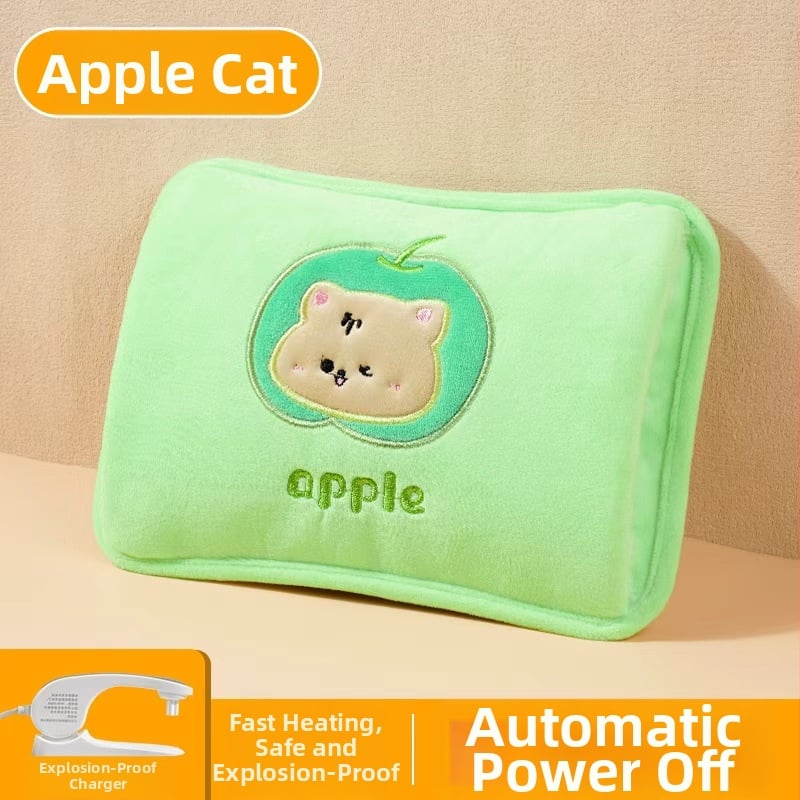 Επαναφορτιζόμενο μπουκαλάκι ζεστού νερού - ασφαλές, ηλεκτρική θήκη θέρμανσης, μοντέλο HLZ-2025, 220V, 380W, φλανελ ύφασμα