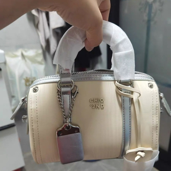 PU cilindrična torba sa zatvaračem, podstava od platna, dvostruke naramenice