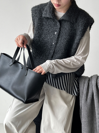 Ženska pletena vesta sa stojećim ovratnikom, opušteni japansko-korejski stil, duljina 50-65 cm, materijal akrilna vlakna 30-50%, poliester <30%