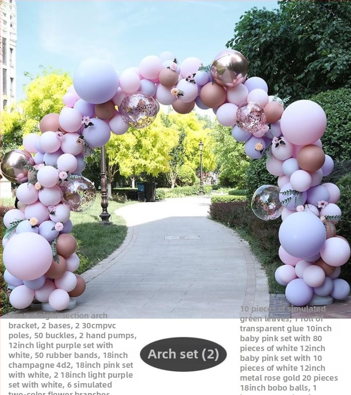 Balon arka za događaje od aluminijske folije, baloni – igračke, kružni oblik, bez IP licence