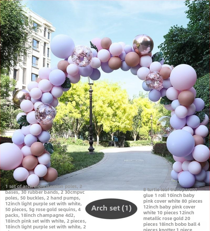 Balon arka za događaje od aluminijske folije, baloni – igračke, kružni oblik, bez IP licence