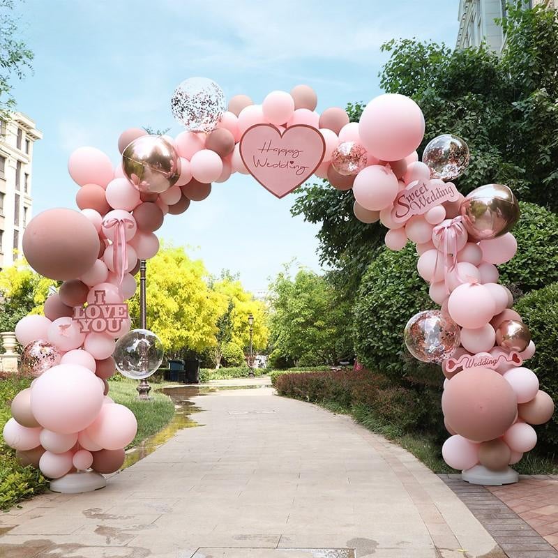Balon arka za događaje od aluminijske folije, baloni – igračke, kružni oblik, bez IP licence