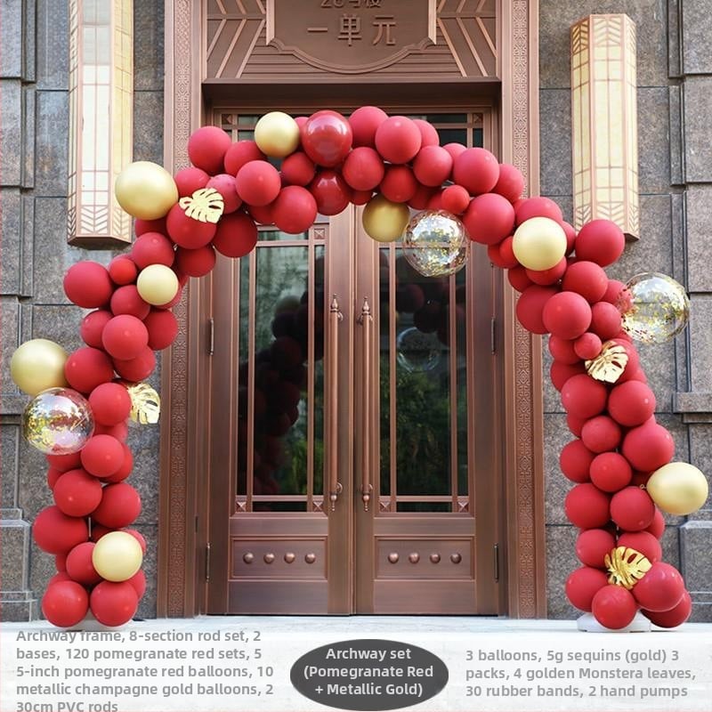 Balon arka za događaje od aluminijske folije, baloni – igračke, kružni oblik, bez IP licence