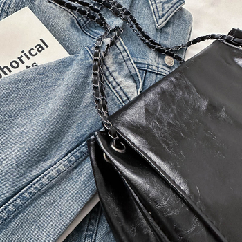 Notelli ženska torba ispod pazuha, PU koža, ulični stil, horizontalni četvrtasti oblik, zatvaranje poklopcem