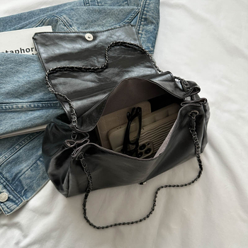 Notelli ženska torba ispod pazuha, PU koža, ulični stil, horizontalni četvrtasti oblik, zatvaranje poklopcem