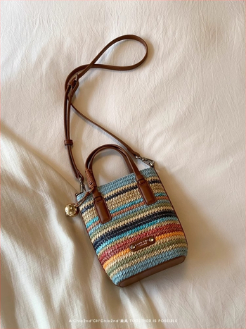 PVC tkanа bucket torba s vertikalnim četvrtastim oblikom, magnetska kopča, džep na zip