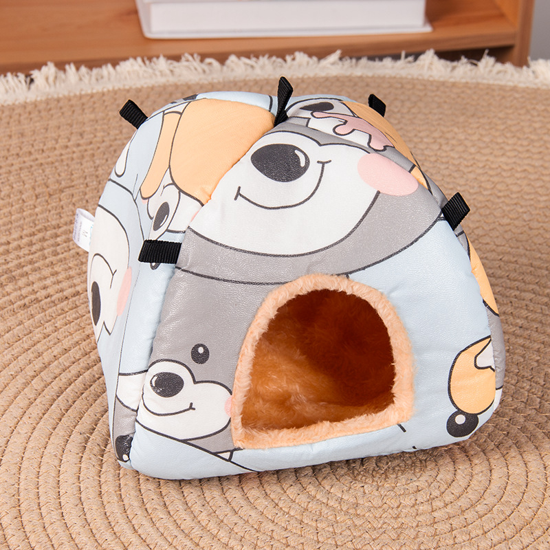 Cuib pentru animale mici Du Laohan – țesătură impermeabilă, pentru hamsteri, iepuri sirieni, sugar gliders, veverițe; potrivit iarna și tuturor anotimpurilor