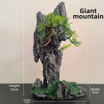 Аквариумен декор от смола — имитационен каменист пейзаж за аквариум или настолен дисплей • Опаковка: 15 бр • Материал: Друг • Функция: За аквариум или настолен дисплей • Стил: Нов китайски стил • Категория: Други