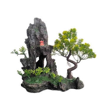 Аквариумен декор от смола — имитационен каменист пейзаж за аквариум или настолен дисплей • Опаковка: 15 бр • Материал: Друг • Функция: За аквариум или настолен дисплей • Стил: Нов китайски стил • Категория: Други
