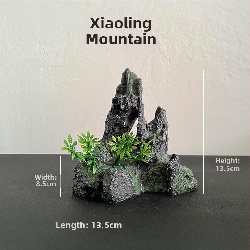 Аквариумен декор от смола — имитационен каменист пейзаж за аквариум или настолен дисплей • Опаковка: 15 бр • Материал: Друг • Функция: За аквариум или настолен дисплей • Стил: Нов китайски стил • Категория: Други