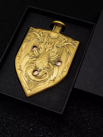 Kocka od cinka legure, s zaobljenim kutovima, dvadesetostrani poliedar, okretni mehanizam 7-u-1