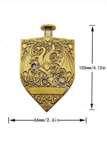 Kocka od cinka legure, s zaobljenim kutovima, dvadesetostrani poliedar, okretni mehanizam 7-u-1