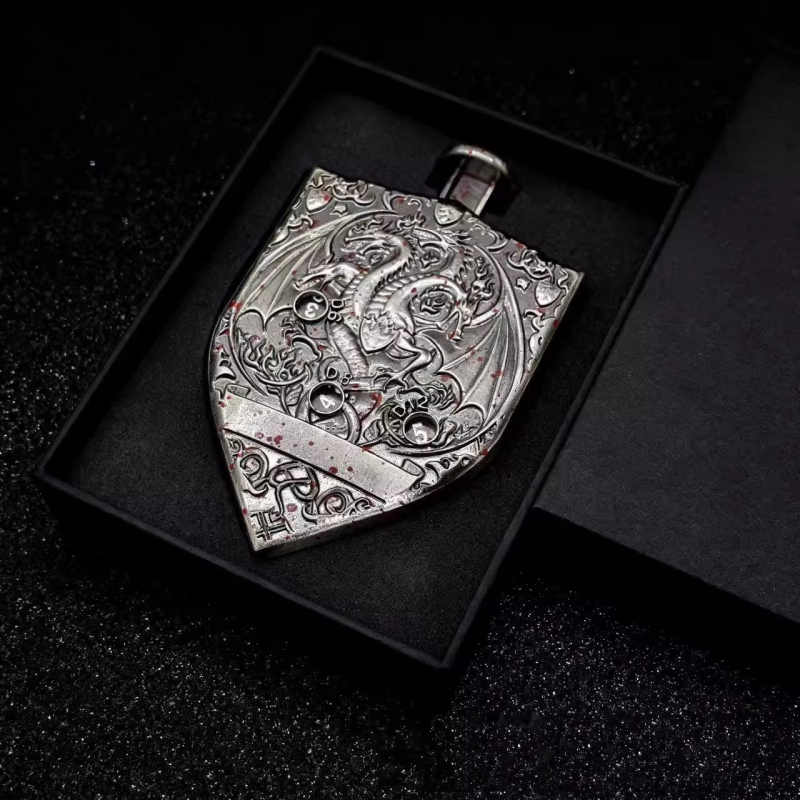 Kocka od cinka legure, s zaobljenim kutovima, dvadesetostrani poliedar, okretni mehanizam 7-u-1