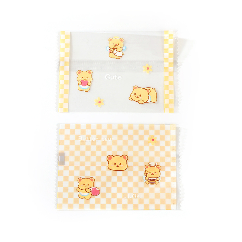 Pungă pentru ambalarea biscuiților - design cu fulgi de zăpadă mat, sigilare termică, material compozit, personalizabil