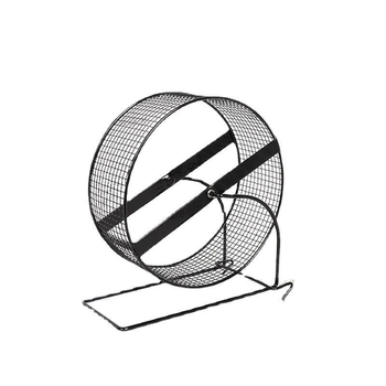 Метална скоба за хамстерово колело с въртящ се топков треньор за малки домашни любимци