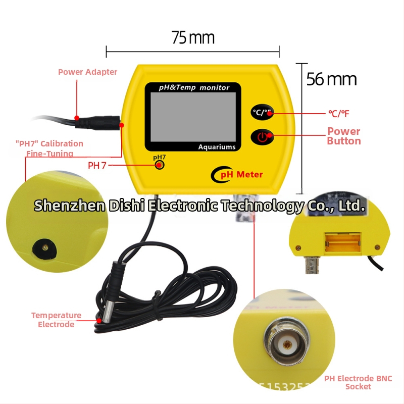 Era PH991 Viacparametrický analytor kvality vody – meranie pH a teploty, rozsah pH 0.00–14.00, presnosť 0.01, rozlíšenie 0.01°C, napájanie DC 6V